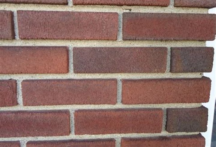 What is a raked mortar joint?