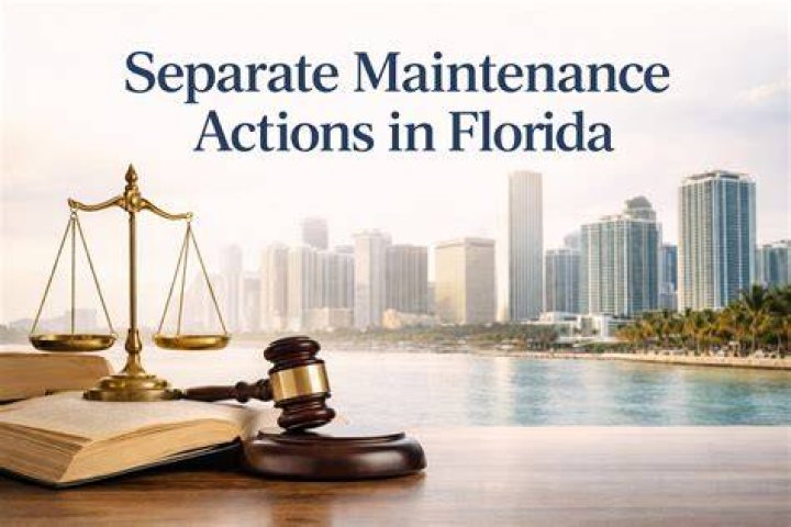 What is a separate maintenance?