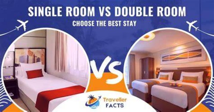 What is a single room vs double room?