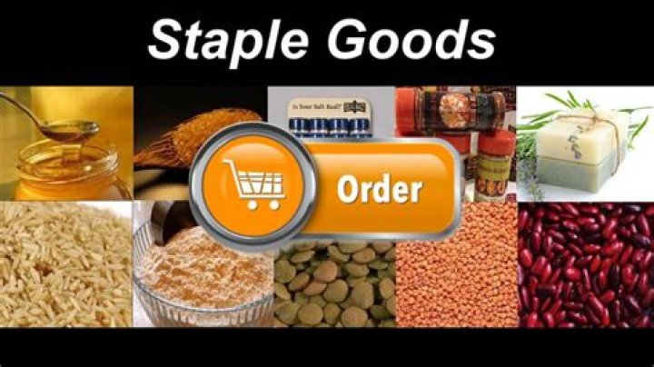 What is a staple item?