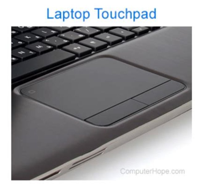 What is a touchpad on a computer?