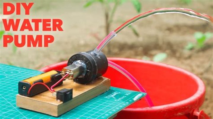 What is a water pump made of?