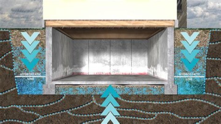 What is a water table under house?