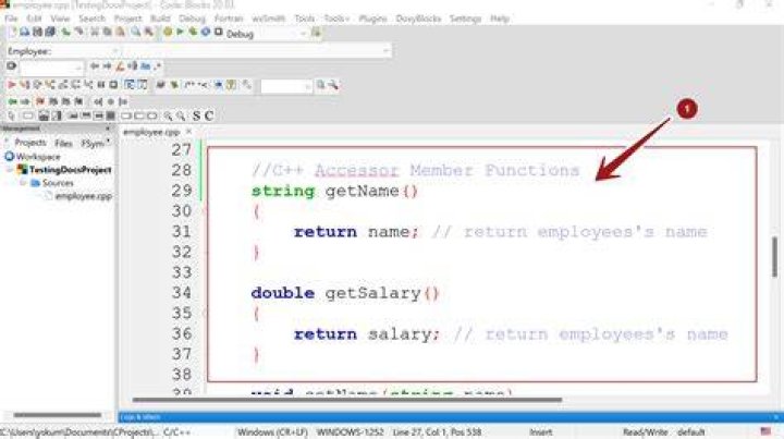 What is accessor function?
