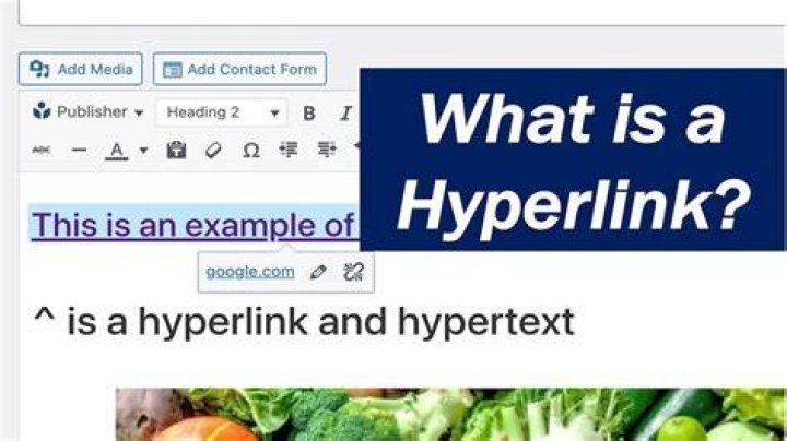 What is an absolute hyperlink?