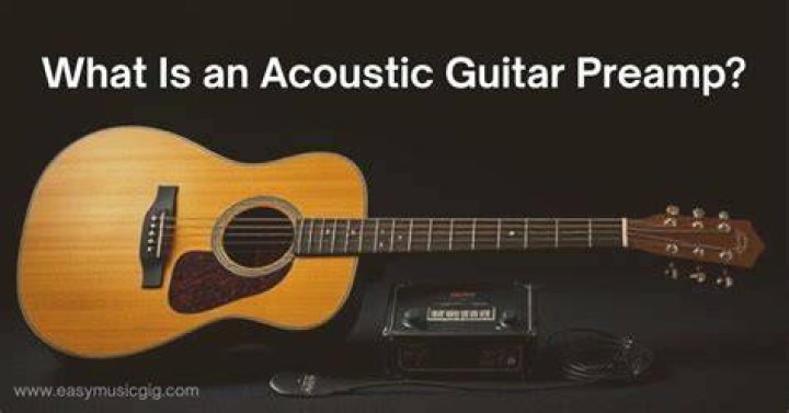 What is an acoustic preamp?