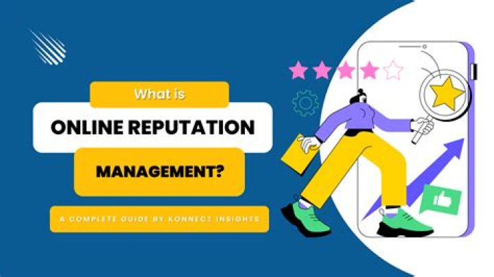 What is an example of online reputation management?