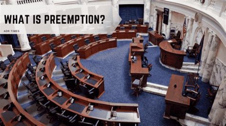 What is an example of preemption?