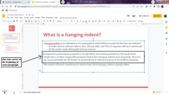 What is an indent marker?