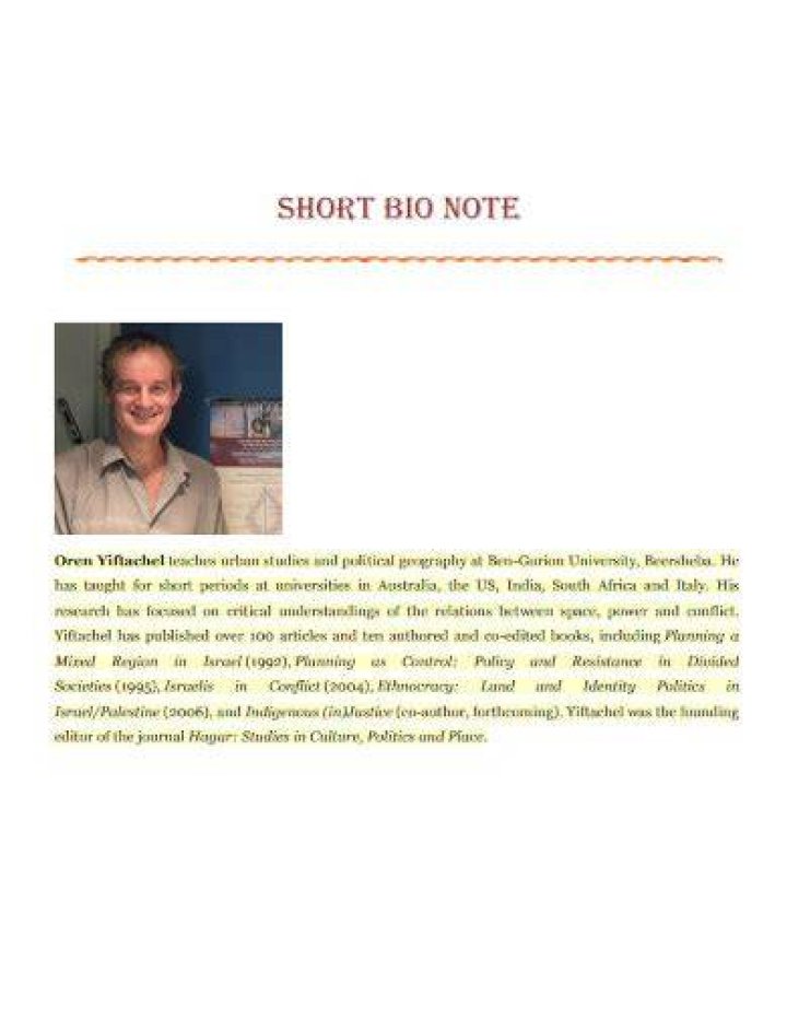 What is bio short for?