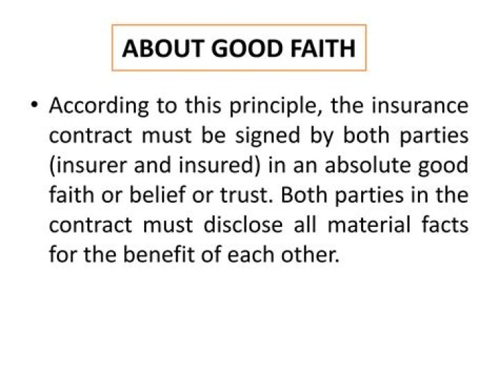 What is breach of utmost good faith?