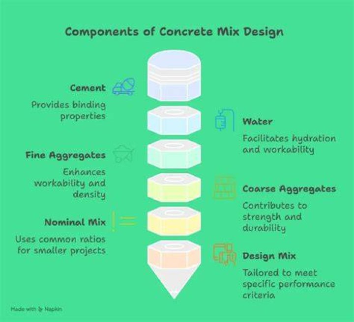 What is concrete design mix?