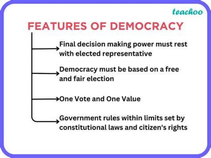 What is democracy class 10th?