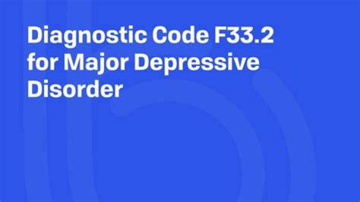 What is diagnosis code f33?