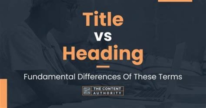 What is difference between heading and course?