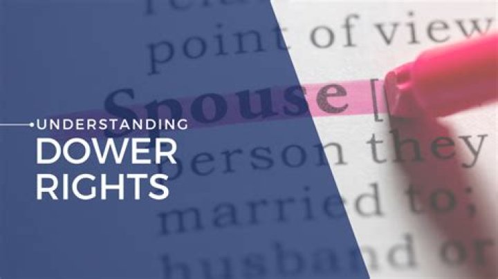What is dower rights? | ContextResponse.com