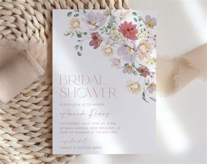 What is etiquette for bridal showers?