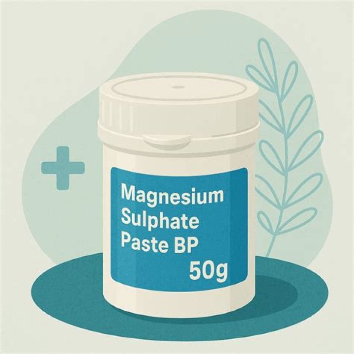 What is magnesium sulphate paste for?