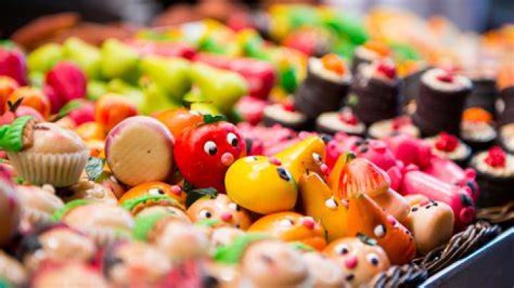 What is marzipan candy made of?