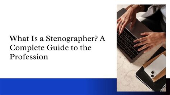 What is mean stenographer?