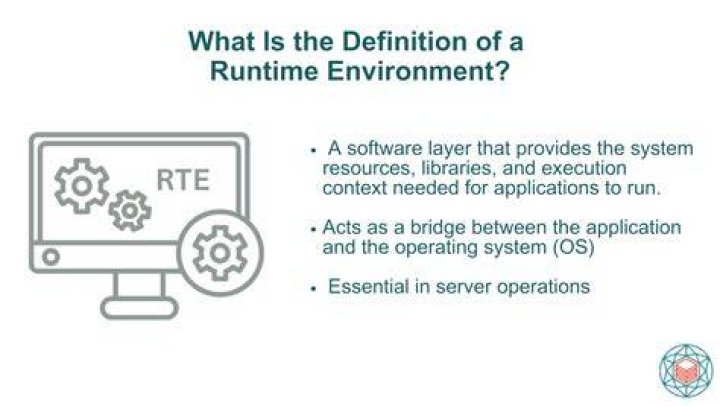 What is meant by runtime environment?