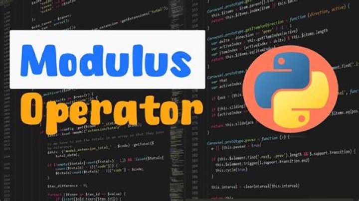 What is mod in Python?