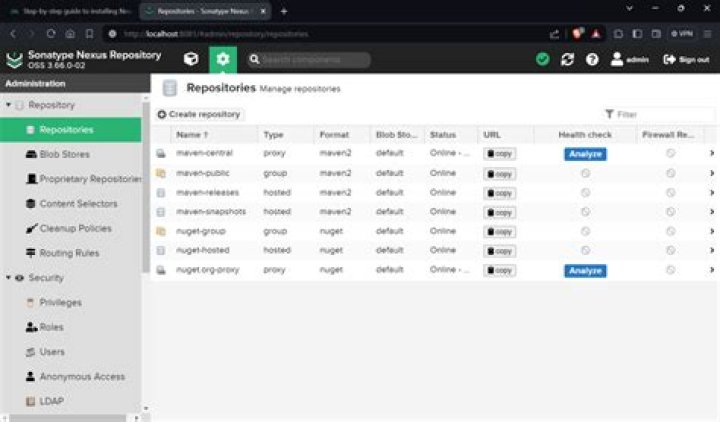 What is Nexus repository used for?
