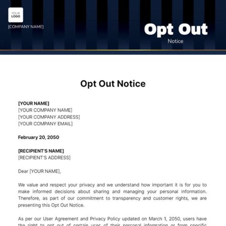 What is opting out of a contract?