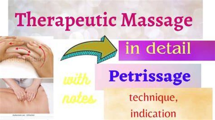 What is Petrissage massage used for?