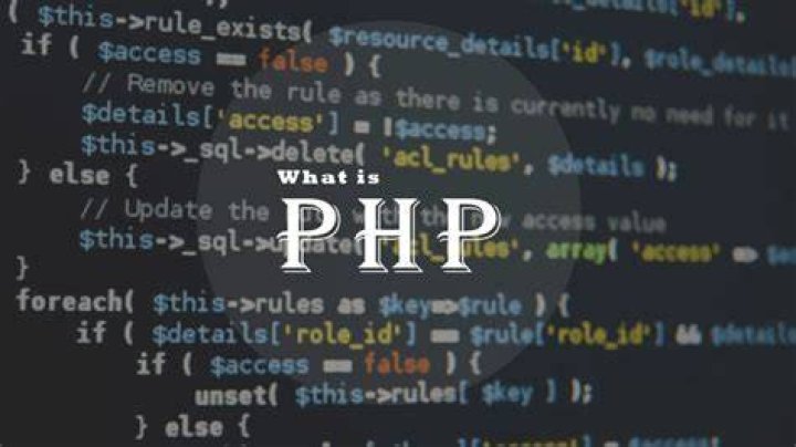 What is PHP in computer programming?