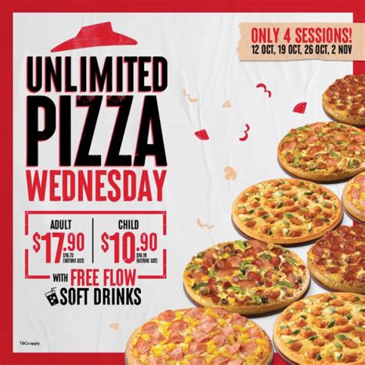 What is Pizza Hut unlimited offer?