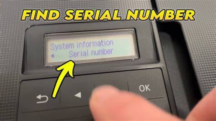 What is printer serial number?