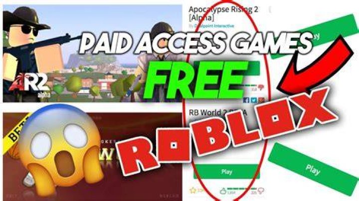 What is Roblox paid access?