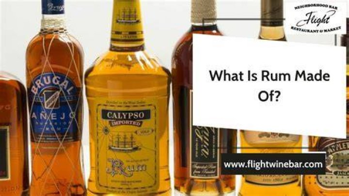 What is rum essence made from?