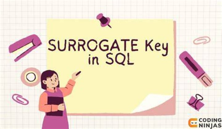 What is surrogate key in SQL?