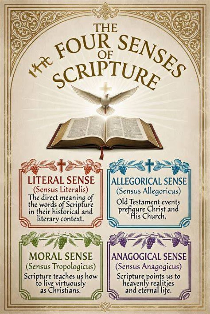 What is the allegorical sense of Scripture?