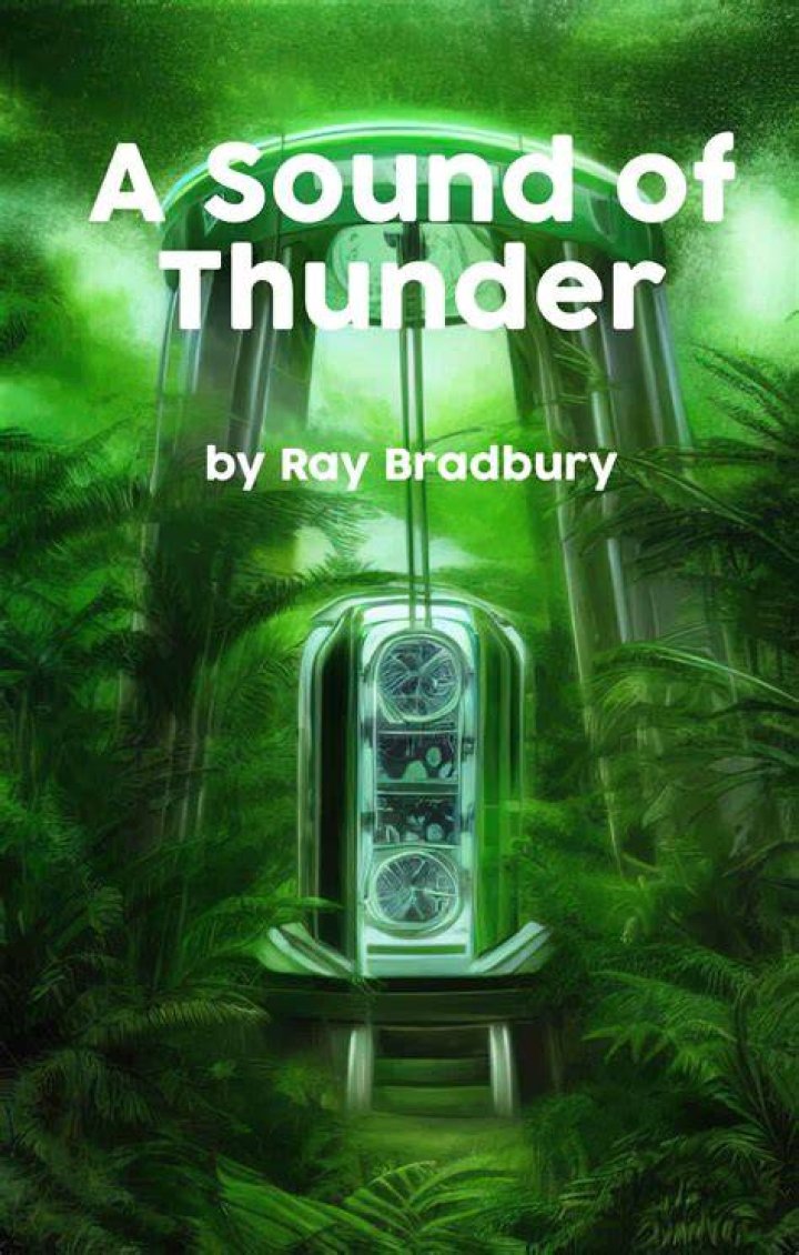 What is the author's purpose in a sound of thunder?