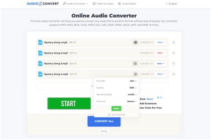 What is the best free audio converter?