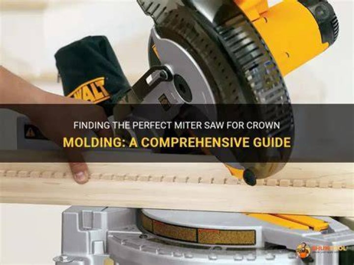 What is the best miter saw for crown molding?