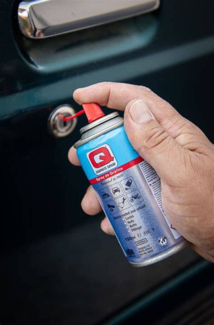What is the best way to lubricate a lock?