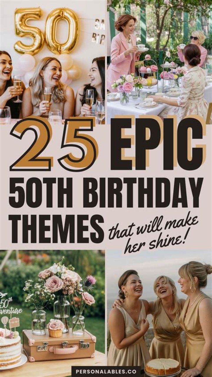 What is the best way to plan a 50th birthday party?