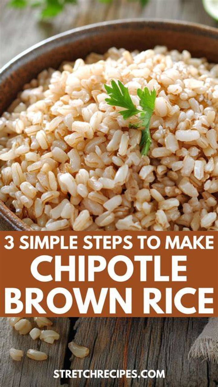 What is the brown rice at Chipotle?