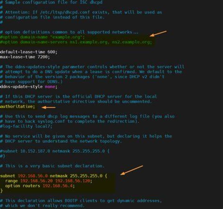 What is the configuration file for DHCP in Linux?
