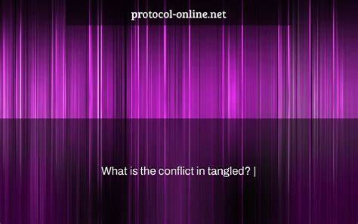 What is the conflict in tangled?