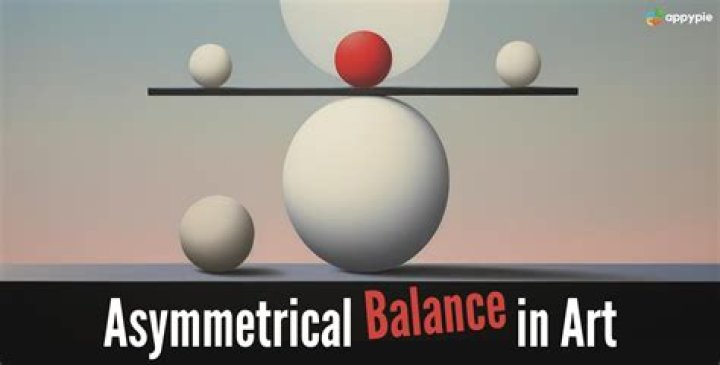 What is the definition of asymmetrical balance in art?