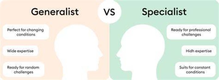 What is the difference between a generalist and a specialist?
