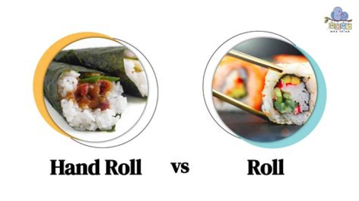 What is the difference between a hand roll and sushi?