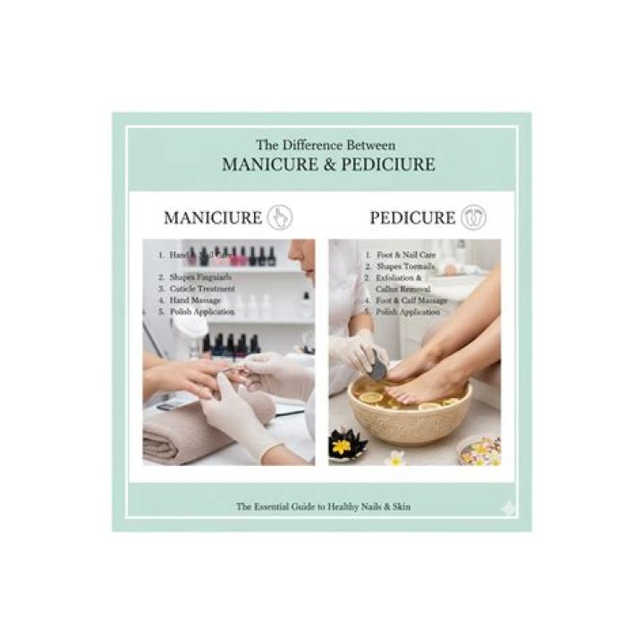 What is the difference between a manicure and a pedicure?