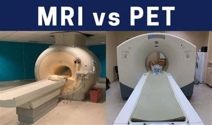 What is the difference between an MRI and a PET scan?