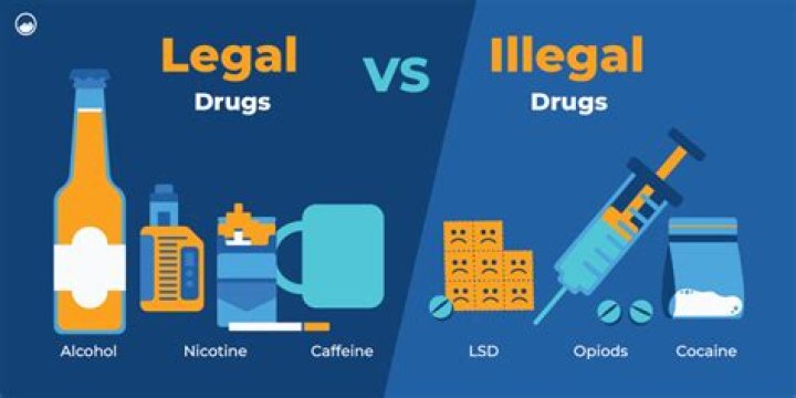 What is the difference between legal and illegal drugs?